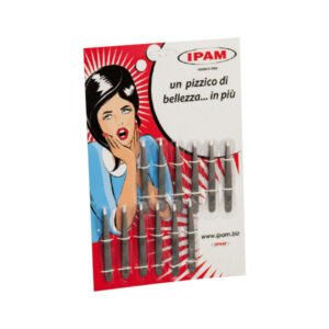 Pinzetta inox Solingen g 95 mm Punta assortita display da pz 12 - immagine 1