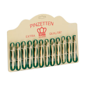 Pinzetta gold Solingen tweezer 95 98,5mm Punta piegata assortita display da 12 Pz - immagine 1