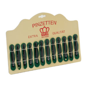 Pinzetta brunita 1/66 77mm Punta assortita extra display da pz 12 - immagine 1
