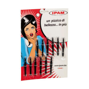 Pinzetta brunita Punta Assortita  9 cm display da 12 pz - immagine 1