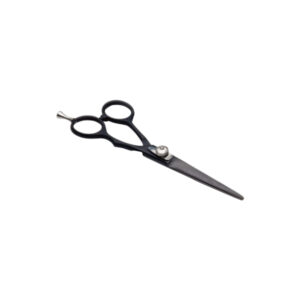 Forbice parrucchiere anello tondo molly 6” black - immagine 1