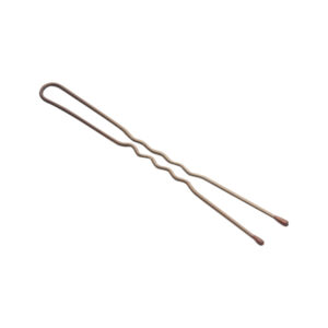 Forcine ondulate/rinforzate/castane 7,5 cm - immagine 1